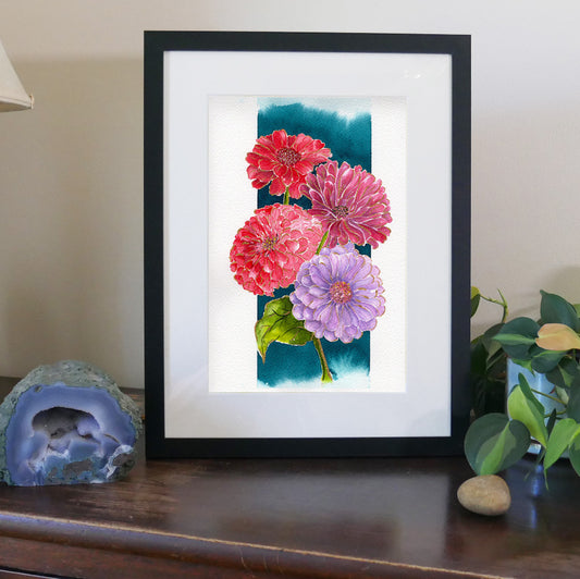 Zinnias. ORIGINAL