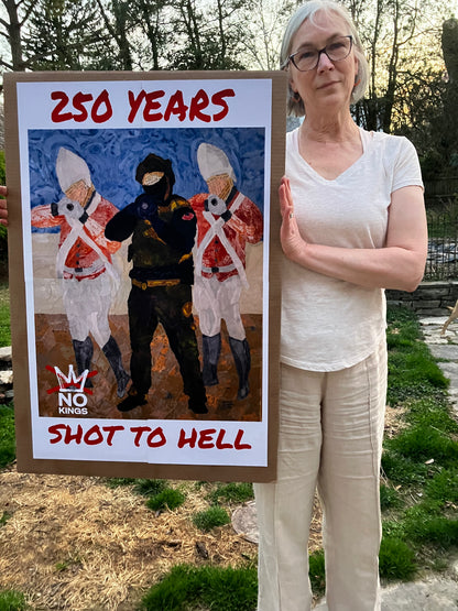 250 Years Shot to Hell. Poster.